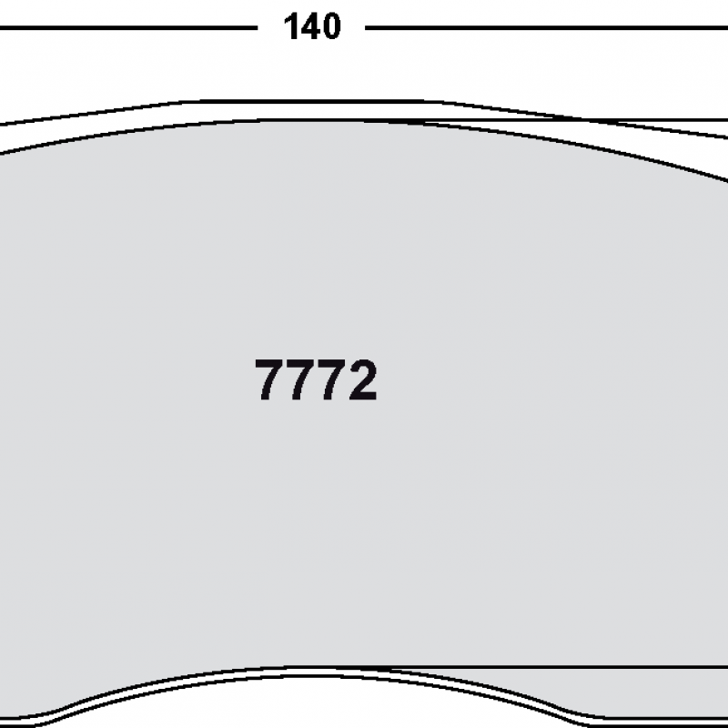 High bite, high friction for sprint / rally. Race brake pads - Fiat / Mitsubishi
Peugeot / Skoda